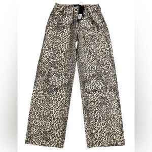 361 Lioness She’s all that Leopard fade wide leg adjustable waist